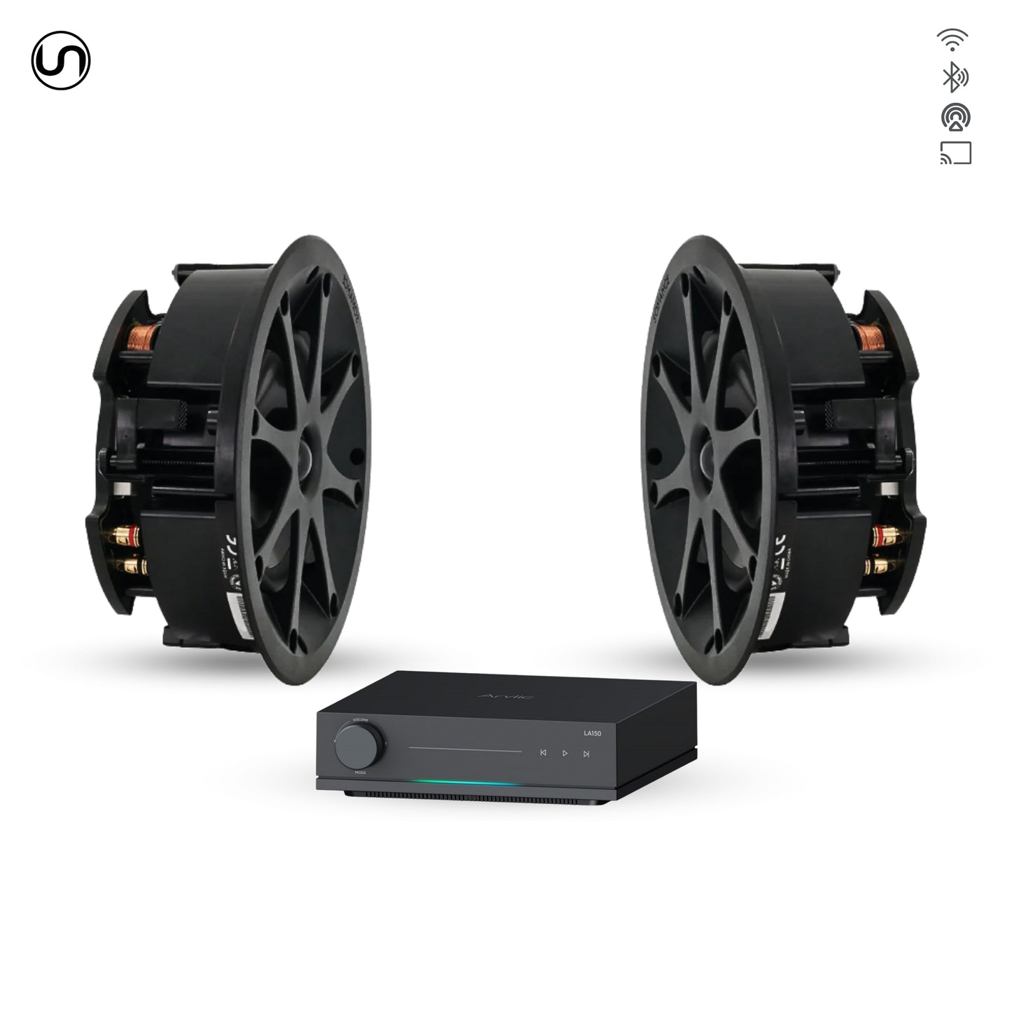 Budget In-Ceiling Waterproof Speaker Set