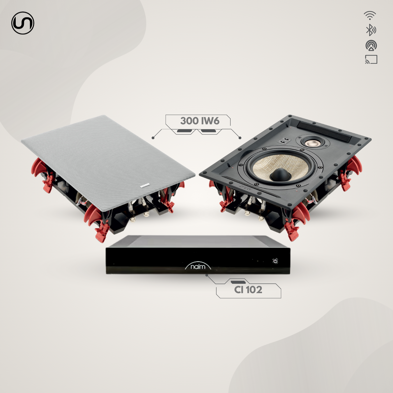 Audiophile In-Wall Speaker Set