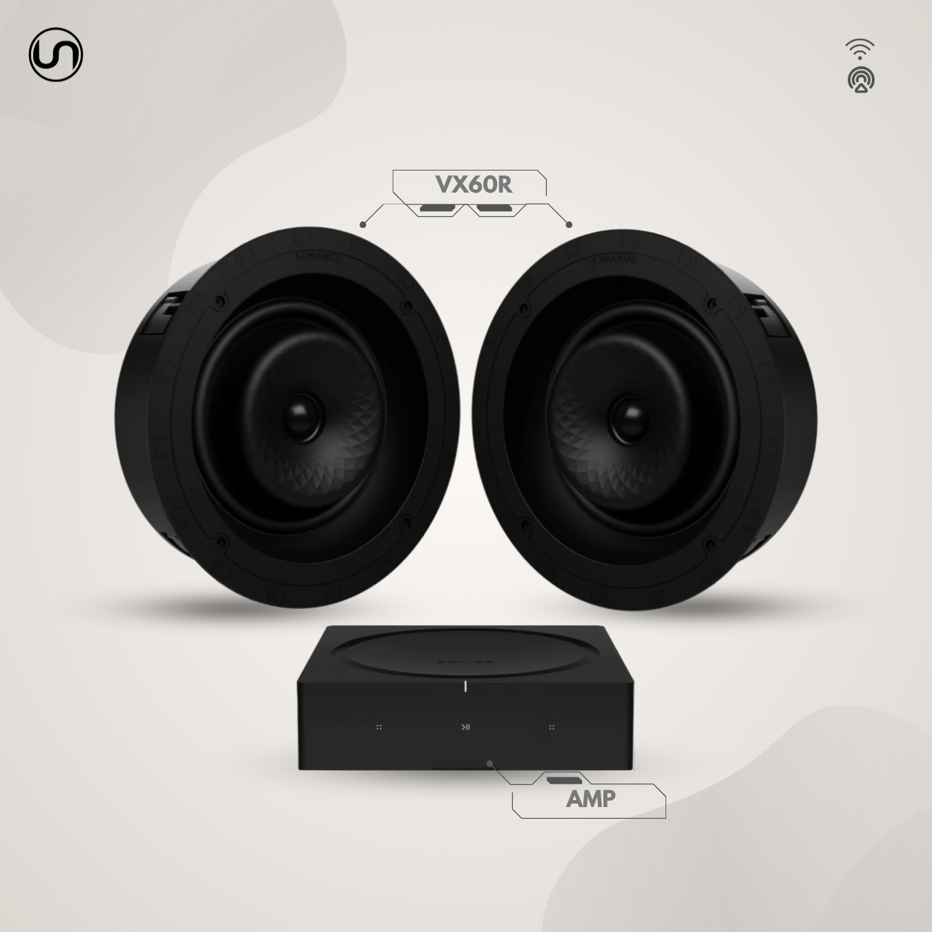 Premium In-Ceiling Speaker Set