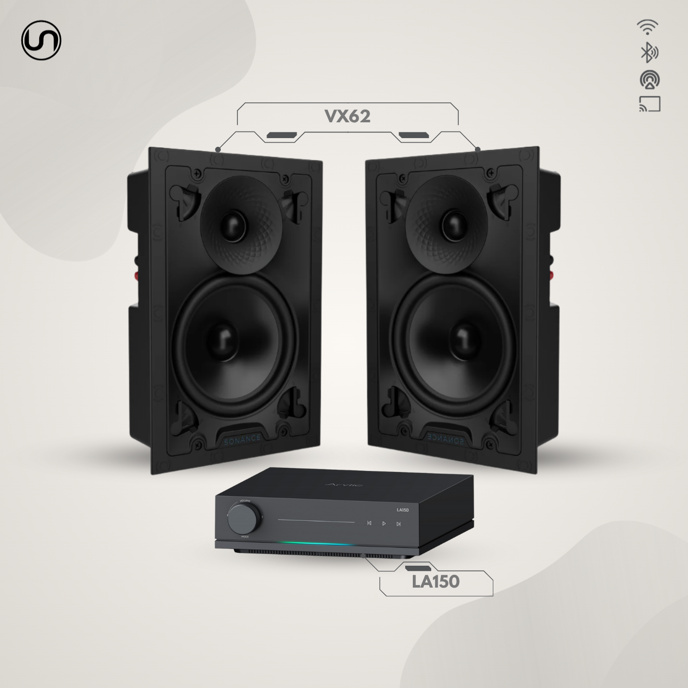 Budget In-Wall Speaker Set