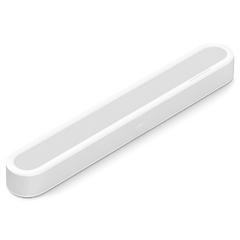 Sonos Beam Ultra in White, three-quarter front top view