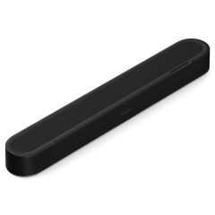 Sonos Beam Ultra in Black, three-quarter front top view