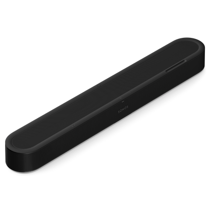Sonos Beam Ultra in Black, three-quarter front top view