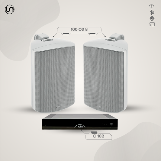 Audiophile On-Wall Outdoor Speaker Set