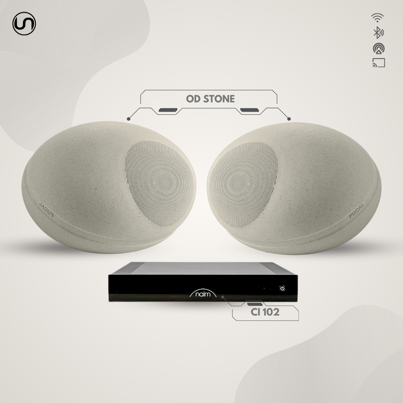 Audiophile Stone Speaker Set