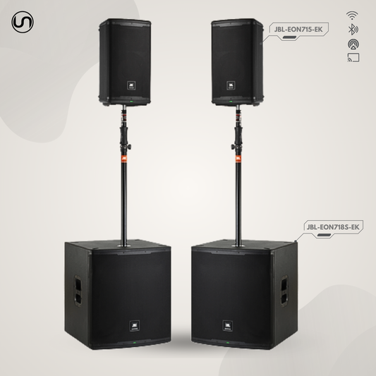 Portable High Impact PA Set (Small-Large Room)