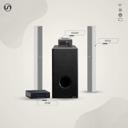 Premium Audio Distribution Set (On-Wall)