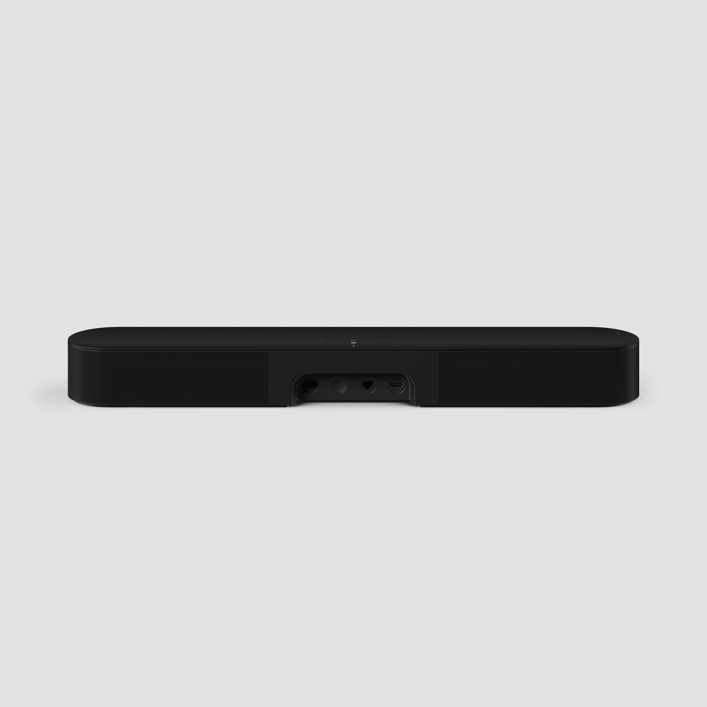 Sonos Beam Gen 2 soundbar in black back view with sleek design