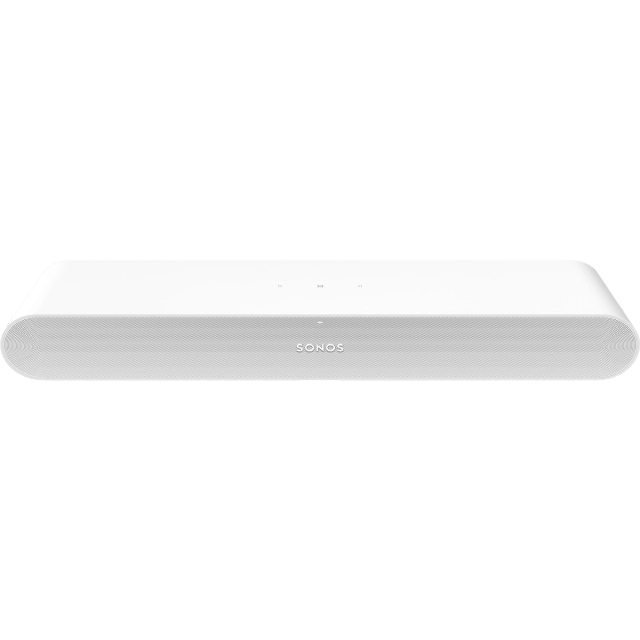 Sonos ray soundbar in white with sleek design