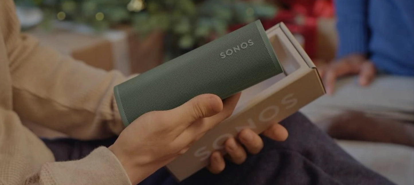 Sonos roam in gift box as christmas gift