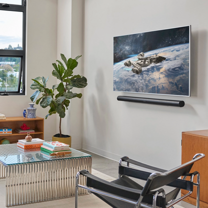 Lifestyle image of sonos arc ultra in living room