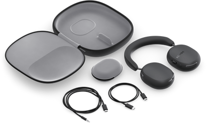 Sonos Ace Ultra with travel case and included cables